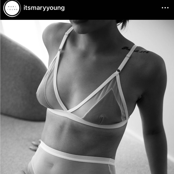Mary Young Contrast bralette - Picture 5 of 8